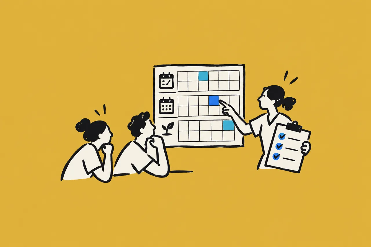 Com que frequência e em qual formato devo treinar a equipe comercial da clínica para a apresentação de orçamento não regredir?